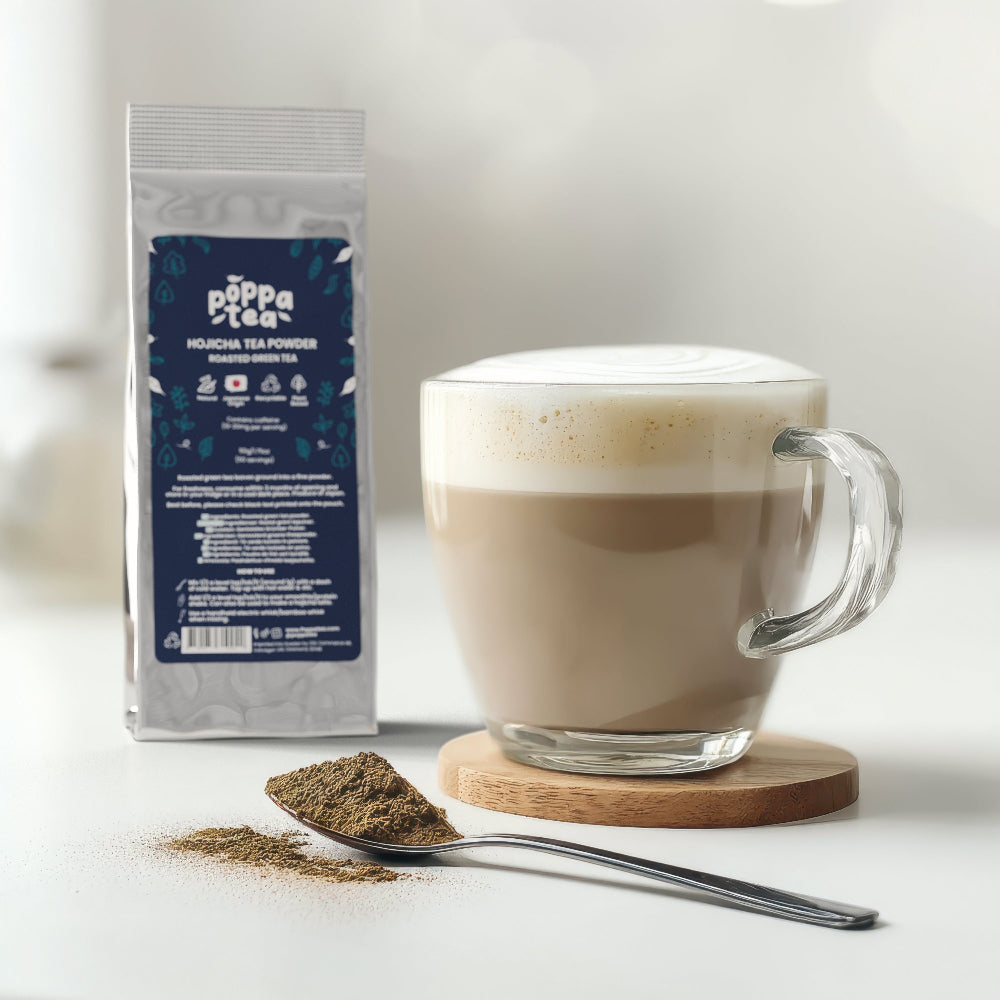 hojicha latte