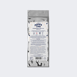 Poppa Tea ceremonial chai matcha in a 50g refill pouch