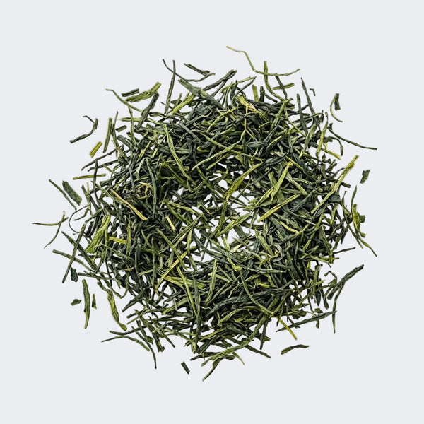 loose leaf sencha green tea leaves